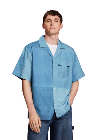 Sobrecamisa de ganga - Azul