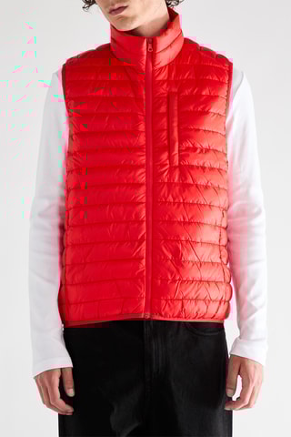 Colete acolchoado - Vermelho