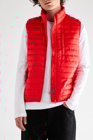 Colete acolchoado - Vermelho