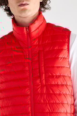 Colete acolchoado - Vermelho