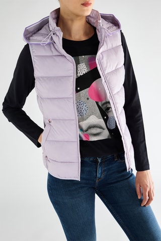 Colete acolchoado - Malva