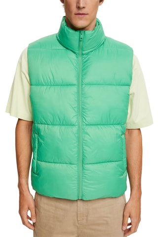 Colete acolchoado - Verde-claro