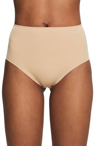 Cueca de cintura alta - Bege