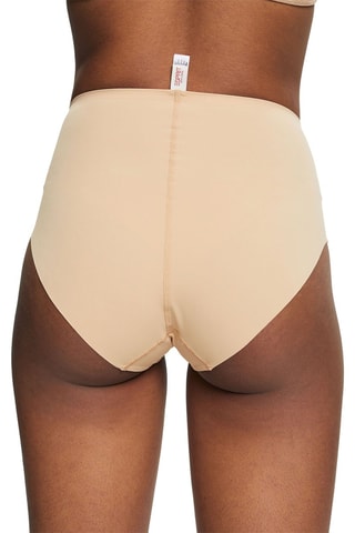 Cueca de cintura alta - Bege