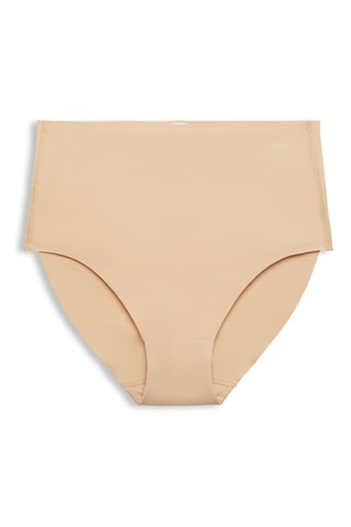 Cueca de cintura alta - Bege