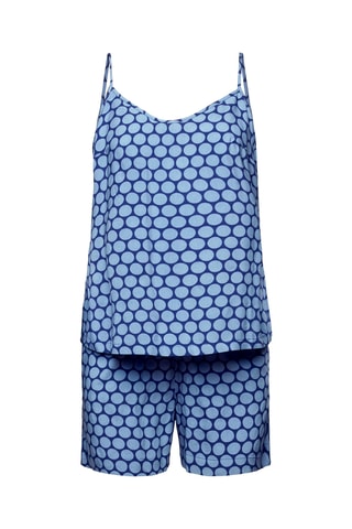 Pijama - Azul-celeste e azul-marinho
