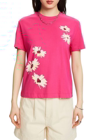 T-shirt - Amarelo e fúcsia
