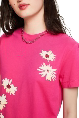 T-shirt - Amarelo e fúcsia