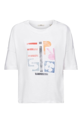 T-shirt - Branco mesclado