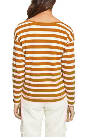 T-shirt Camel e cru