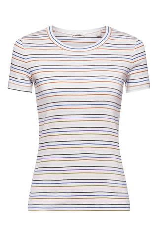 T-shirt em algodão biológico Branco