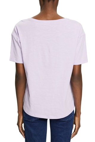T-shirt em algodão biológico - Malva