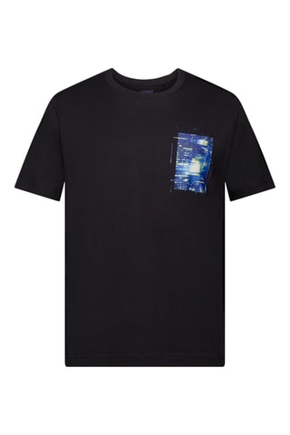 T-shirt - Preto e azul