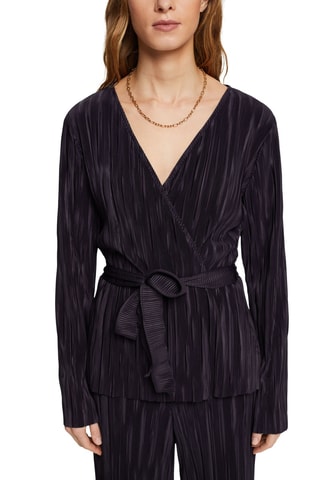 Blusa plissada - Preto