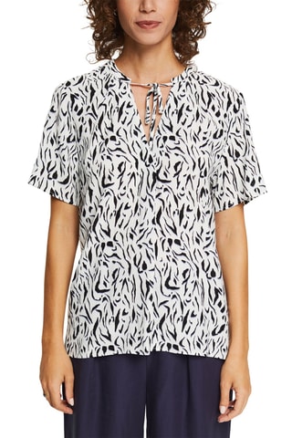 Blusa Branco e preto