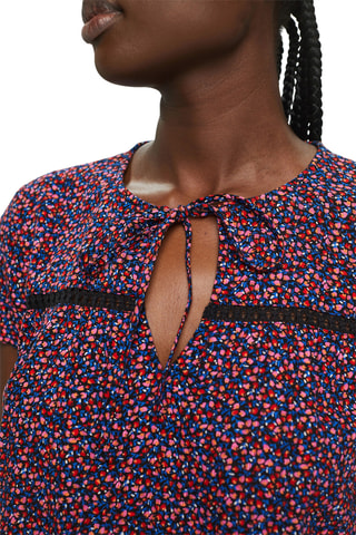 Blusa - Preto e rosa