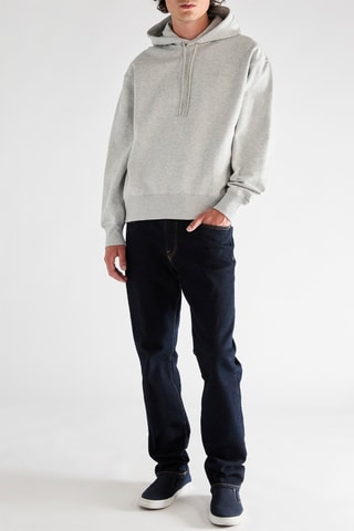 Sweat com capuz - Cinzento mesclado
