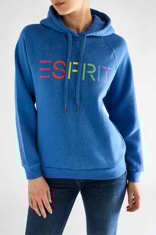 Sweat com capuz - Azul-cobalto