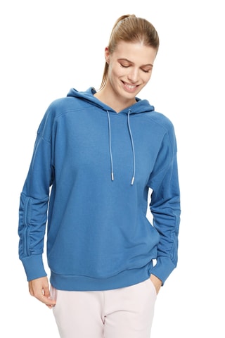 Sweat em algodão biológico - azul-marinho
