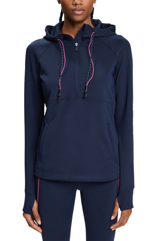 Sweat com capuz - Azul-marinho