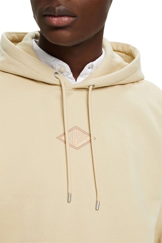 Sweat com capuz - Bege