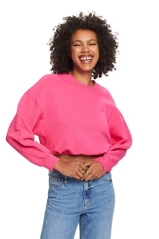 Sweat curta - Rosa