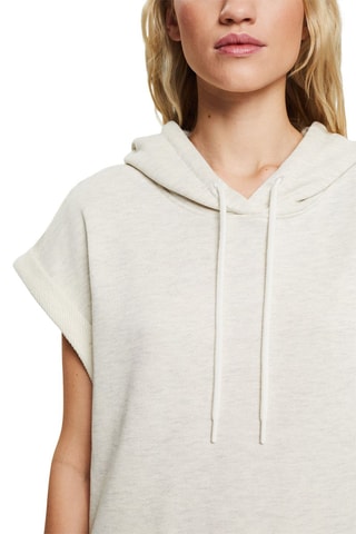 Sweat com capuz - Cinzento mesclado