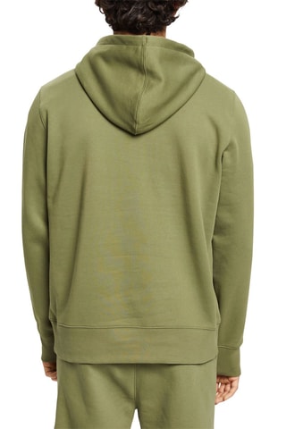 Sweat com capuz - Verde-azeitona
