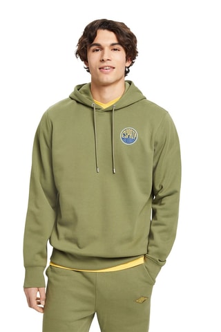 Sweat com capuz - Verde-azeitona