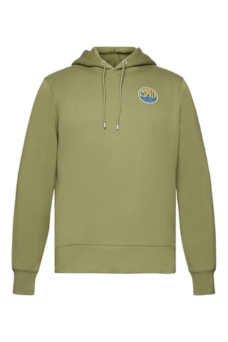 Sweat com capuz - Verde-azeitona