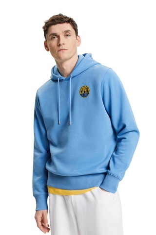Sweat com capuz - Azul-claro