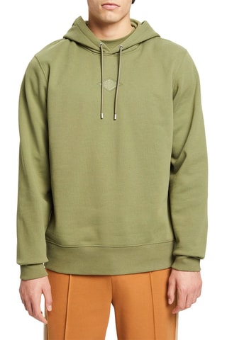 Sweat com capuz - Verde-azeitona