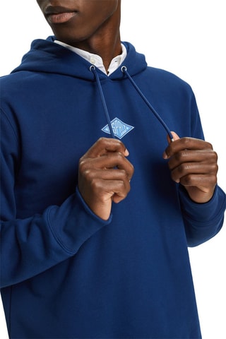 Sweat com capuz - Azul-marinho