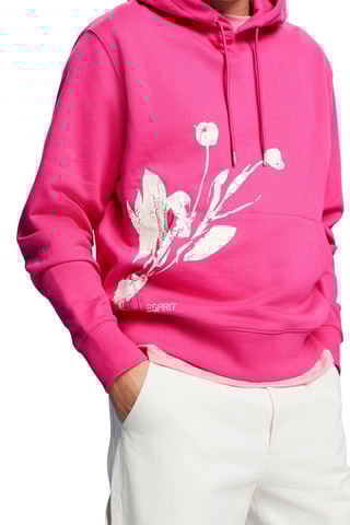 Sweat com capuz - Rosa