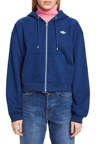 Sweat com capuz - Azul-marinho