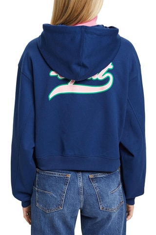 Sweat com capuz - Azul-marinho