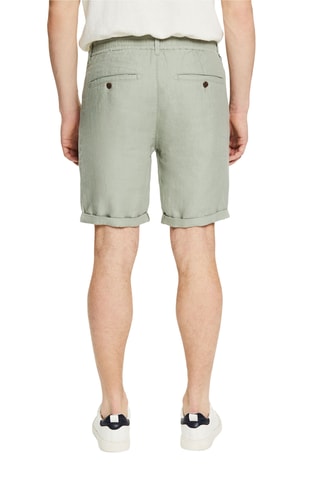 Bermudas em linho - Caqui
