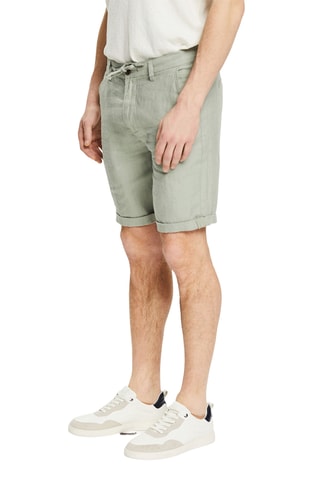 Bermudas em linho - Caqui