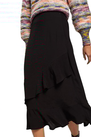 Saia midi - Preto