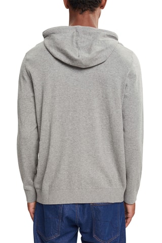 Camisola com capuz - Cinzento mesclado