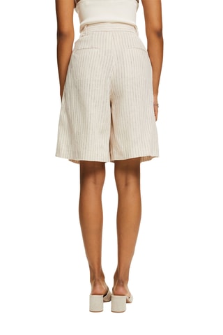 Bermudas em linho - Creme