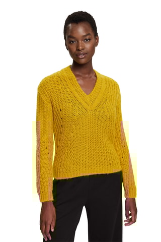 Camisola de lã - Amarelo