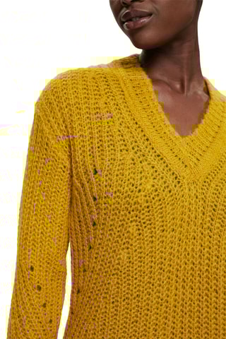 Camisola de lã - Amarelo