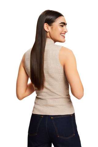 Camisola sem mangas - Bege