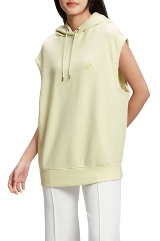 Sweat sem mangas - Amarelo-pálido