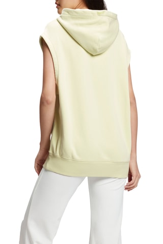 Sweat sem mangas - Amarelo-pálido