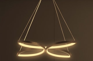 Candeeiro suspenso LED Eriphos - Preto - 40 W