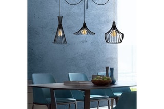Suspension Mezopotamya - Noir - 3 x 40 W