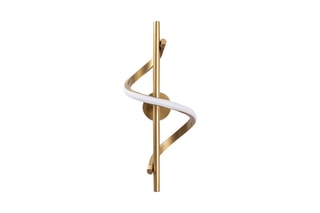 Aplique de parede LED Likma - Dourado - 11 W
