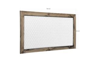 Cadre photo en bois - 100 x 60 cm - Naturel
